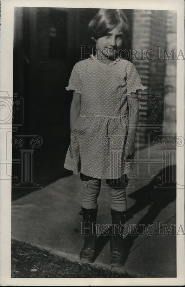 1931 Press Photo NEW YORK UNKNOWN CHILD NYC- Historic Images