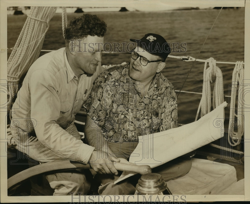 1953 Press Photo NEW YORK GETS SET FOR ATLANTIC CROSSING NYC- Historic Images