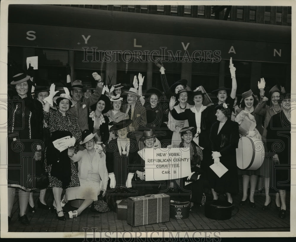 1940 Press Photo New York Republican County Committee NYC - neny17504