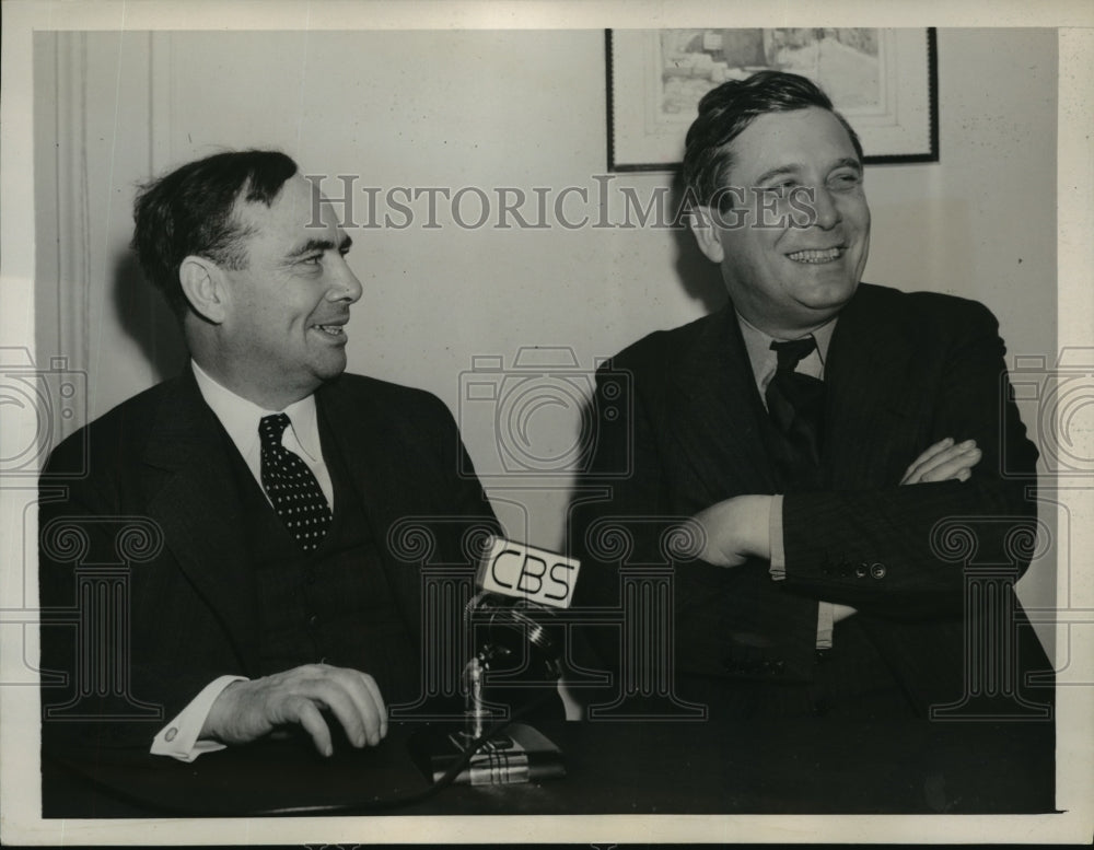 1940 Press Photo NEW YORK WILLKIE IN ELECTION EVE BROADCAST NYC- Historic Images