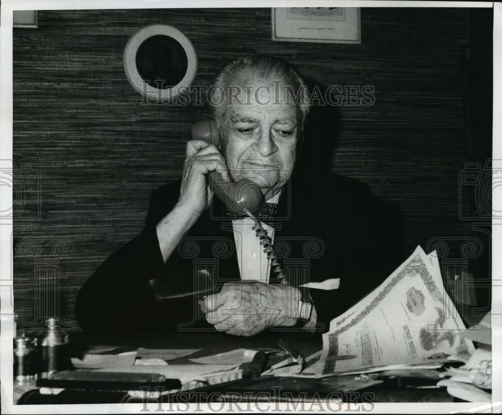 1969 Press Photo New York Alex H.Low, one of the Granddaddy of Wall Street NYC