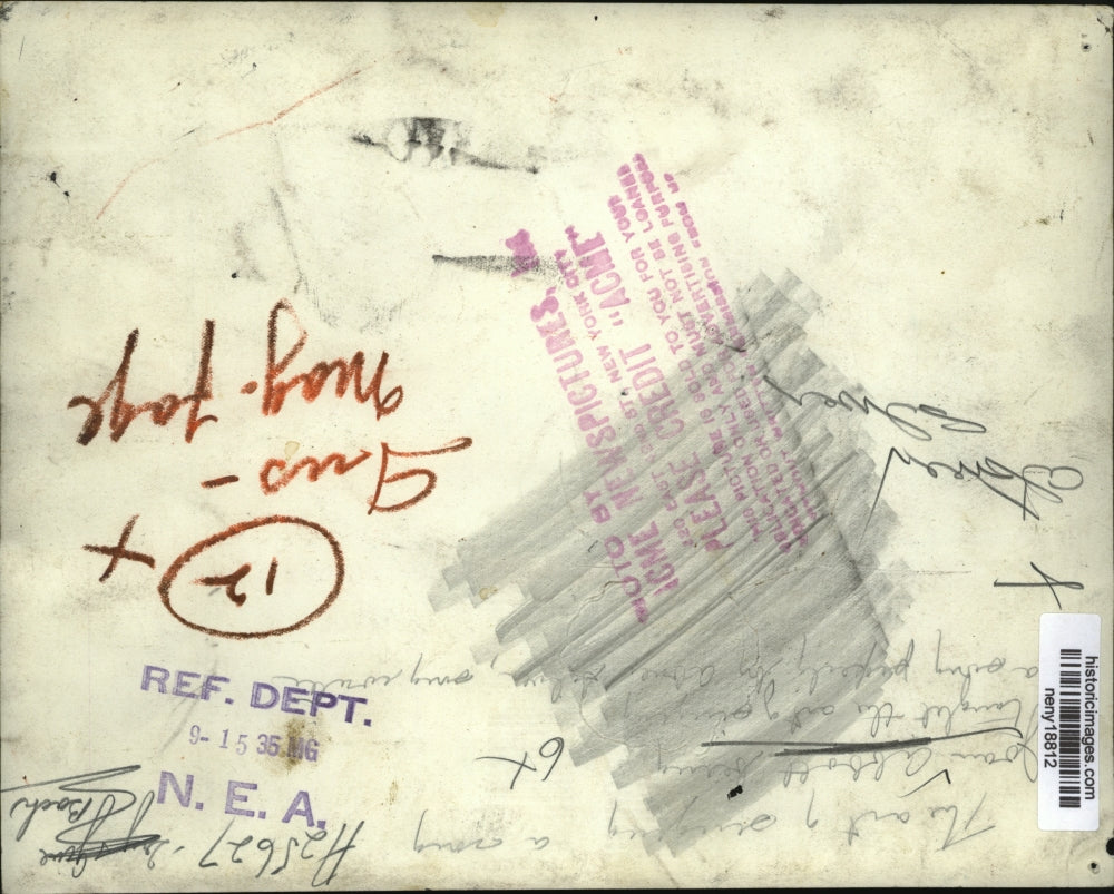 1935 Press Photo New York Joan Abbott and Abner Scher Singing NYC - neny18812