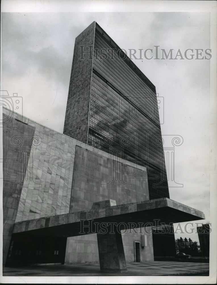 1952 Press Photo New York The UN General Assembly bulding in NYC - neny19320
