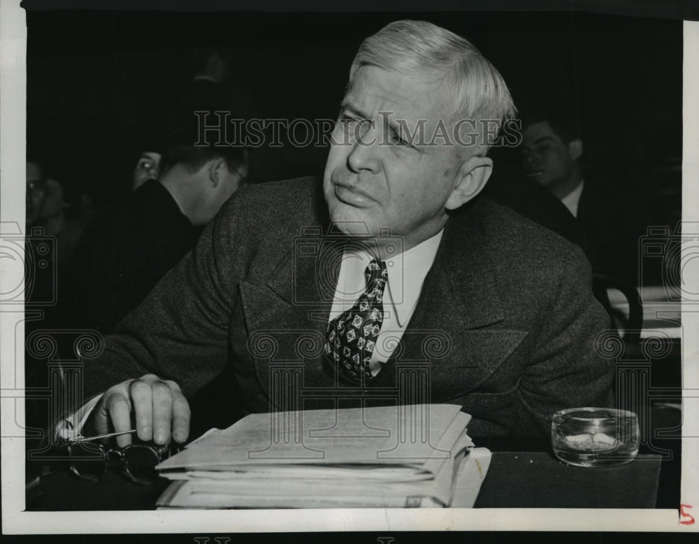 1946 Press Photo NEW YORK GM PRESIDENT CONDEMNS TRUMAN&#39;S LEGISLATION NYC- Historic Images