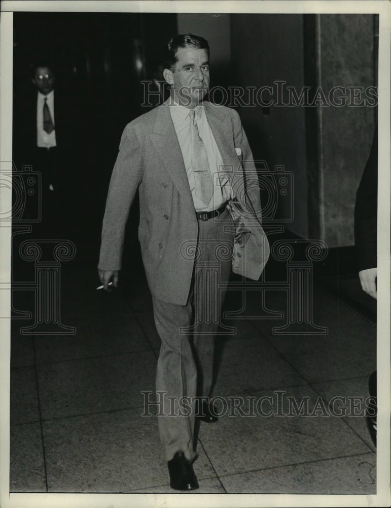 1933 Press Photo New York Nelson Slater, Deputy Administrator NRA in NYC- Historic Images