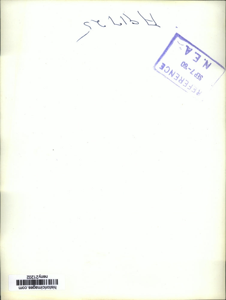 1960 Press Photo New York Oliver Powers in Overseas Press Club Conference NYC