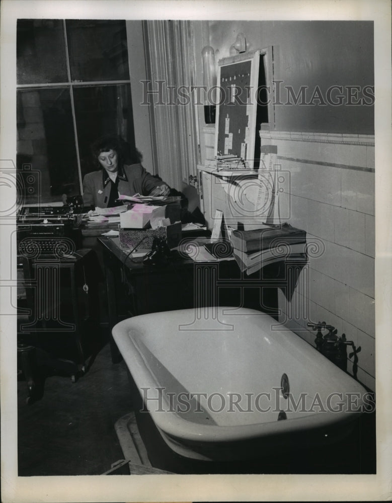 1948 Press Photo New York Wallace for President Headquarter Temporary Office NYC- Historic Images