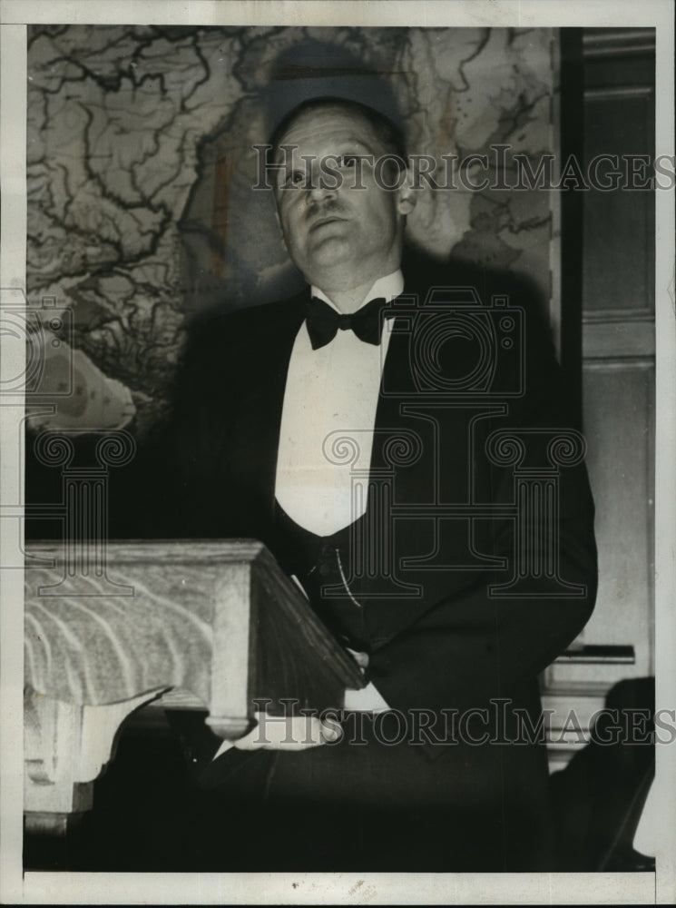 Load image into Gallery viewer, 1938 Press Photo NEW YORK DANUBIAN CONGRESS TALKS CURRENT PROBLEMS NYC
