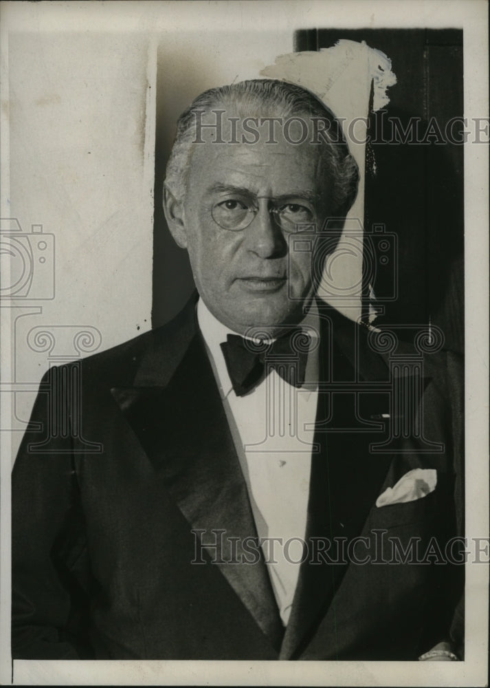 1934 Press Photo New York Colonel HH Rogers at court in NYC - Historic Images