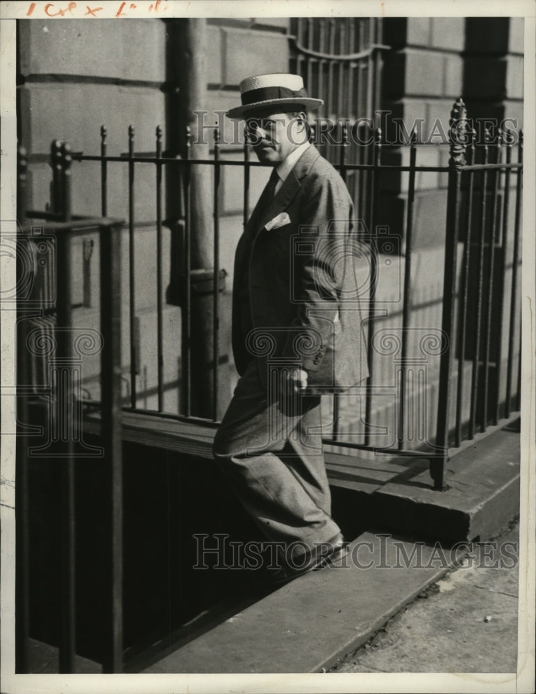 1932 Press Photo New York Mayor Joseph McKee NYC - neny22434