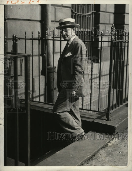 1932 Press Photo New York Mayor Joseph McKee NYC - neny22434