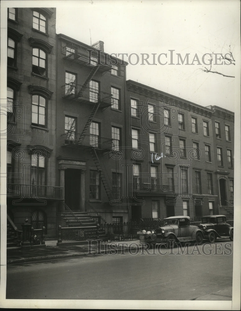 1933 Press Photo New York Howard Scott's Residence in New York City - neny22486