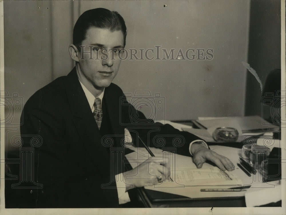 1928 Press Photo New York Editor In Chief of McCalls Magazine Otis Wiese NYC