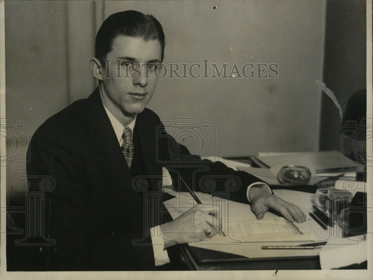 1928 Press Photo New York Editor In Chief of McCalls Magazine Otis Wiese NYC