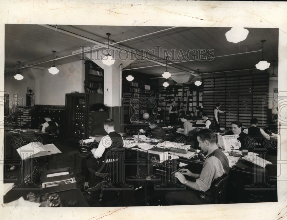 1936 Press Photo New York Washington Information Bureau NYC - neny23132