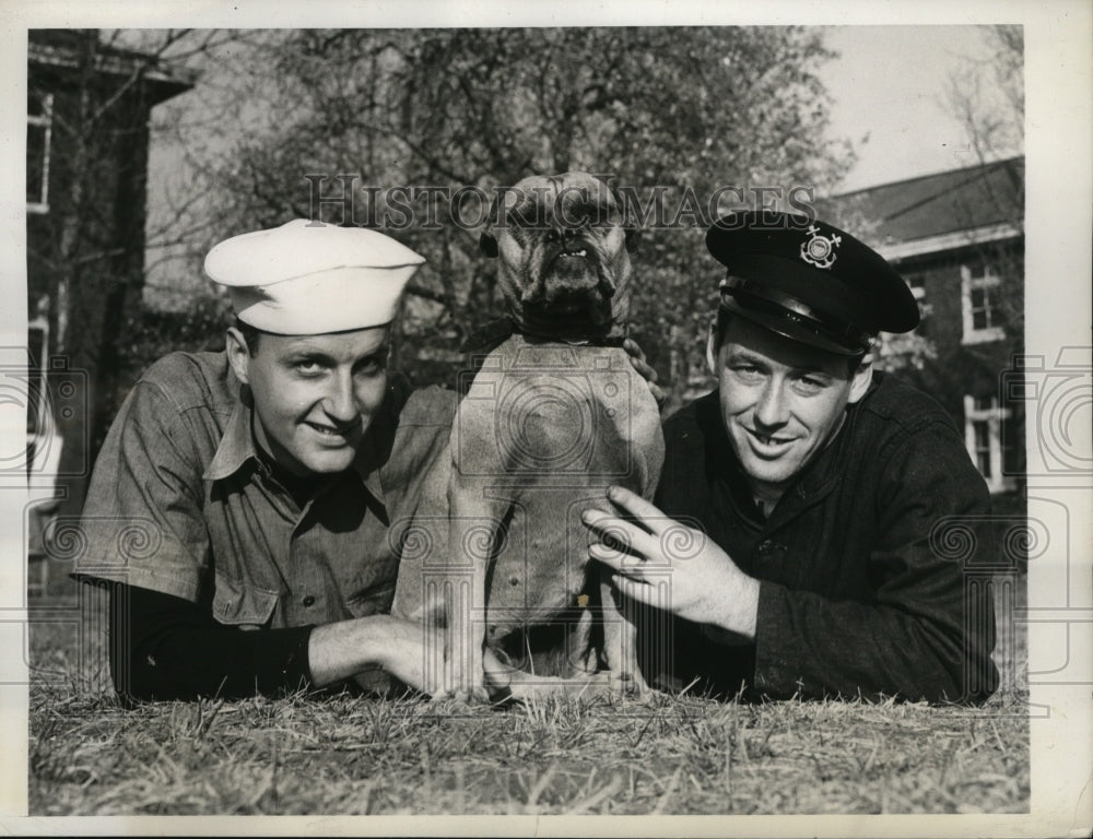 1941 Press Photo NEW MARITIME STUDENTS SIMULATE WAR CONDITIONS NYC - neny23683