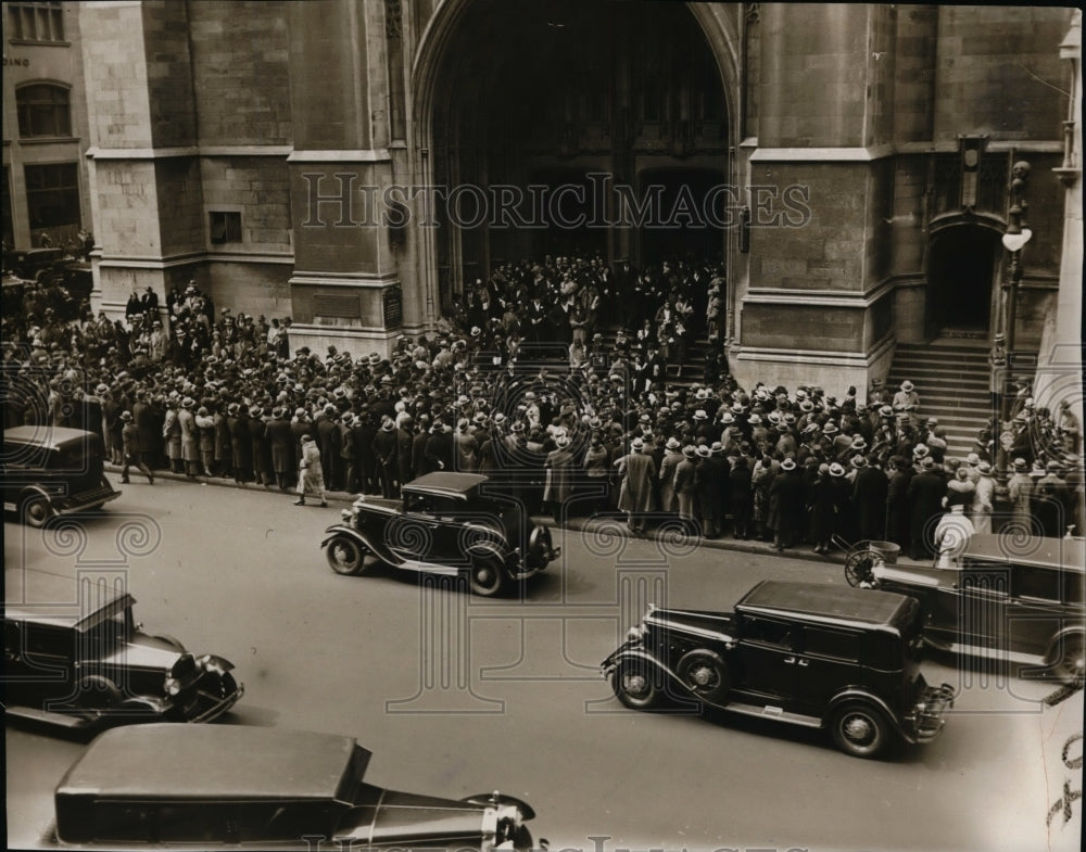 1932 Press Photo New York Easter Mass at St.Patrick Cathedral, NYC - neny24537
