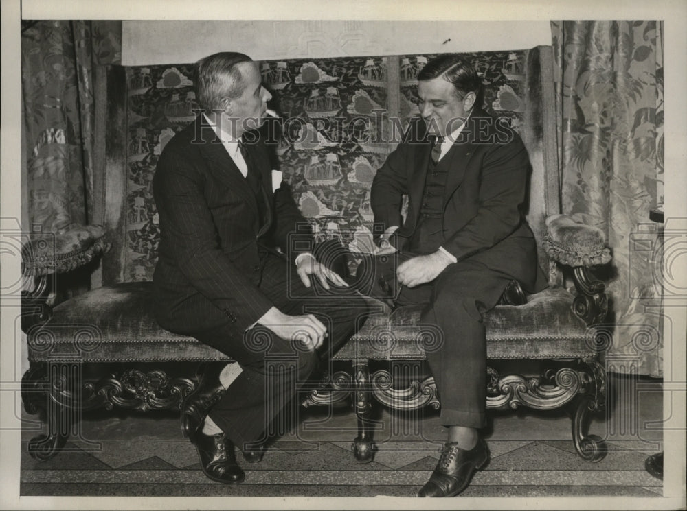 1933 Press Photo NEW YORK REPUBLICANS HOLD MEETING AT HOTEL NEW YORKER NYC