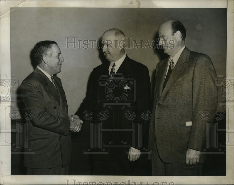 Load image into Gallery viewer, 1945 Press Photo New York James A Farley new NYC chair of committee NYC
