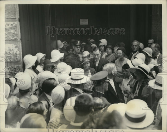 1932 Press Photo New York Mayor James J Walker at Old St Mary's NYC - neny25489