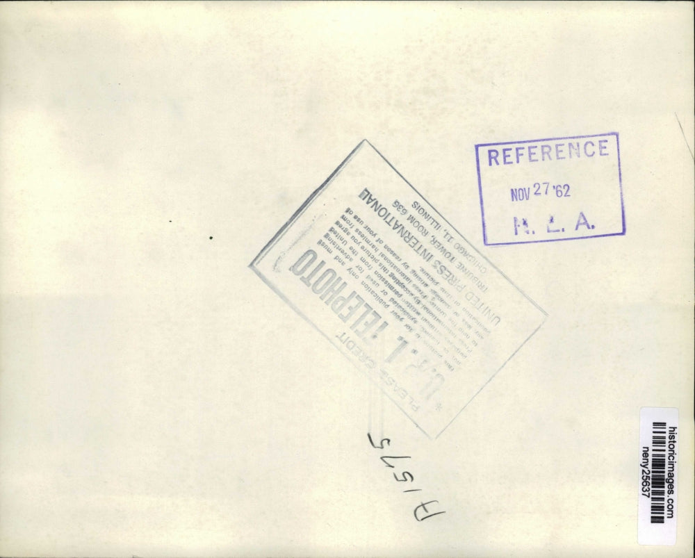 1962 Press Photo New York Adlai Stevenson delivers Eulogy to Mrs.Roosevelt NYC