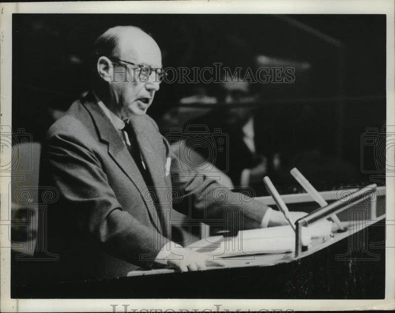 Load image into Gallery viewer, 1962 Press Photo New York Adlai Stevenson General Assembly's Angola Debate NYC

