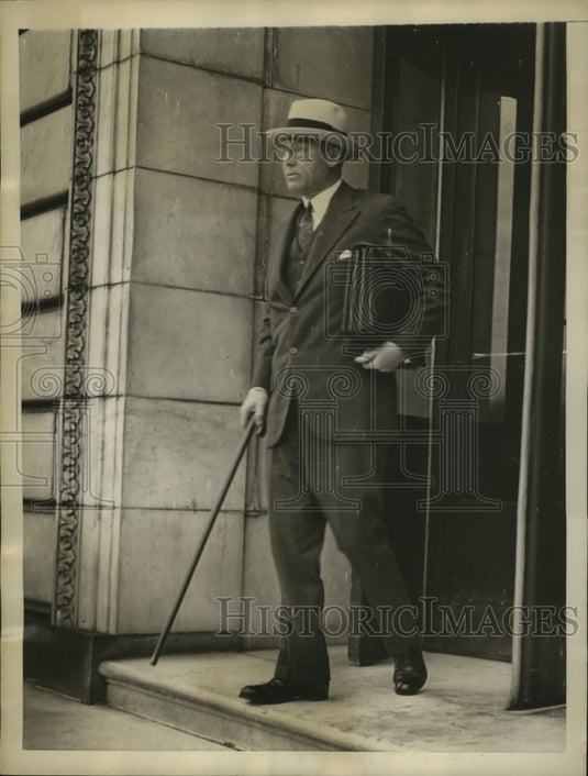 1929 Press Photo New York Attorney Quizzed by Lobby Probers NYC - neny26670