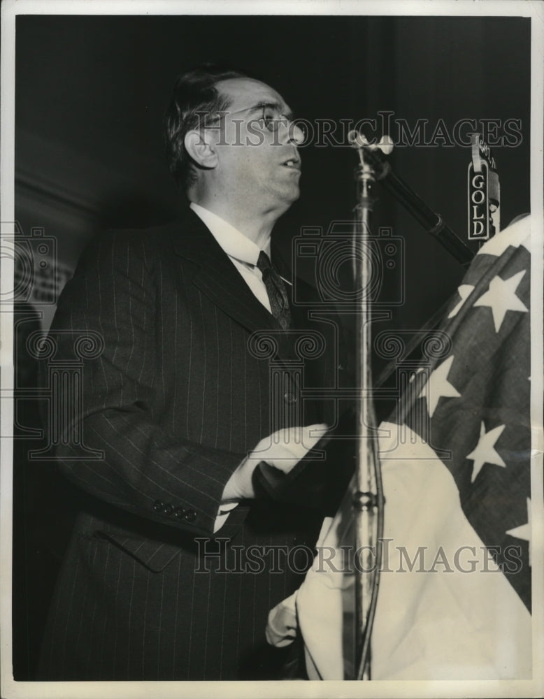 Load image into Gallery viewer, 1941 Press Photo New York William O'Dwyer Democratic candidate mayor of NYC
