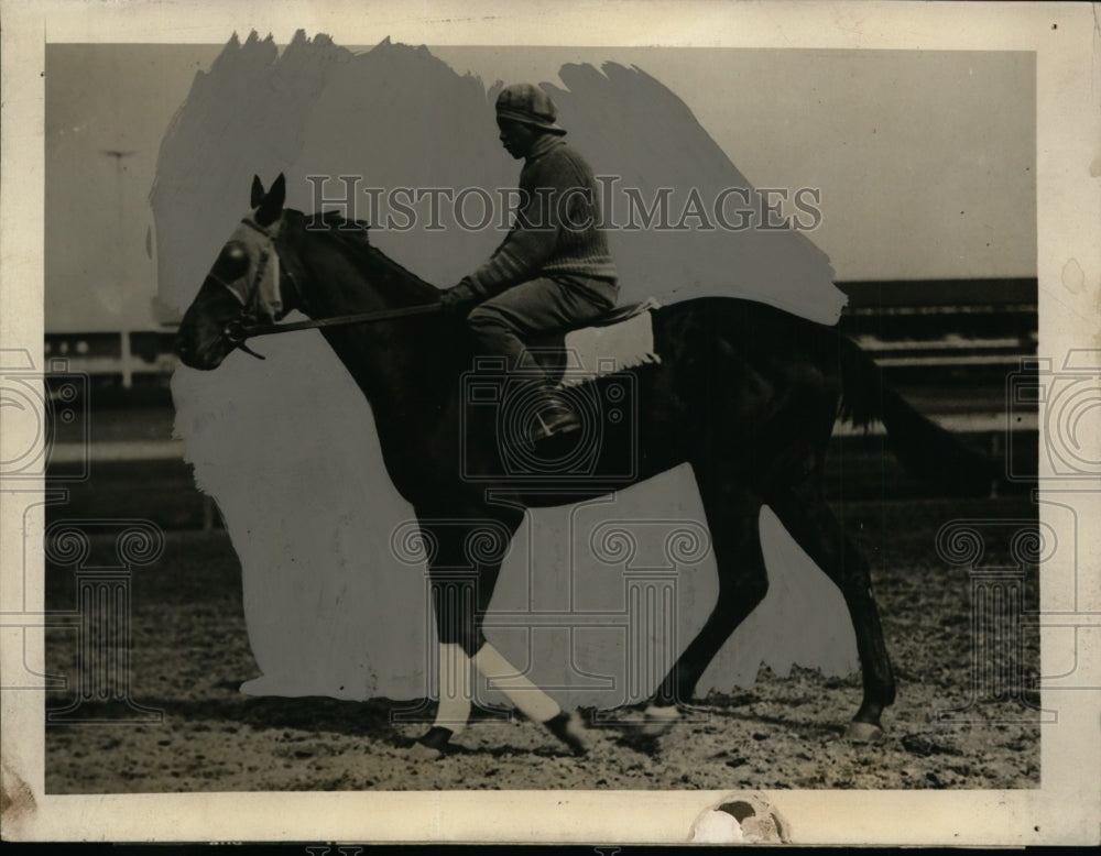 1926 Press Photo Kentucky Derby candidate Tamale Dick during workout - neo00057- Historic Images