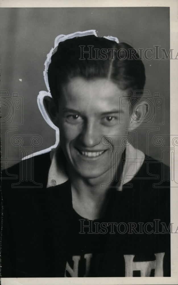 1929 Press Photo Frank Nemeth, Union Trusts Basketball Player - neo00333