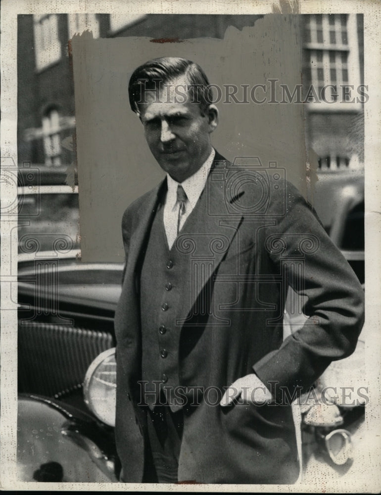 Load image into Gallery viewer, 1935 Press Photo Henry A. Wallace, US Secretary of Agriculture - neo00381
