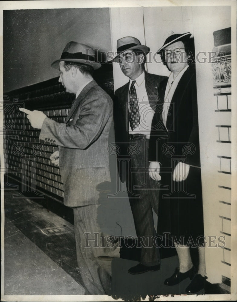 1939 Press Photo Agnes Mantiuk, Arrested as Member Philadelphia Arsenic Ring