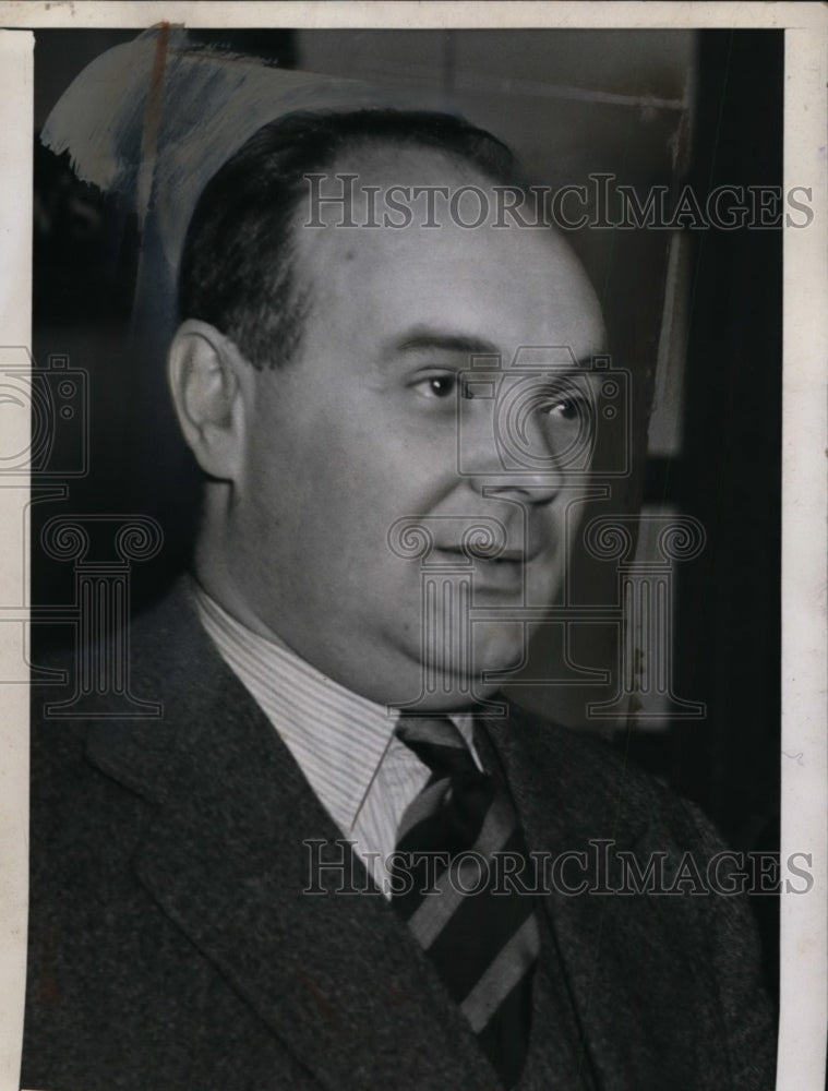 1945 Press Photo Paul-Henri Spaak, Belgian Politician - neo00637