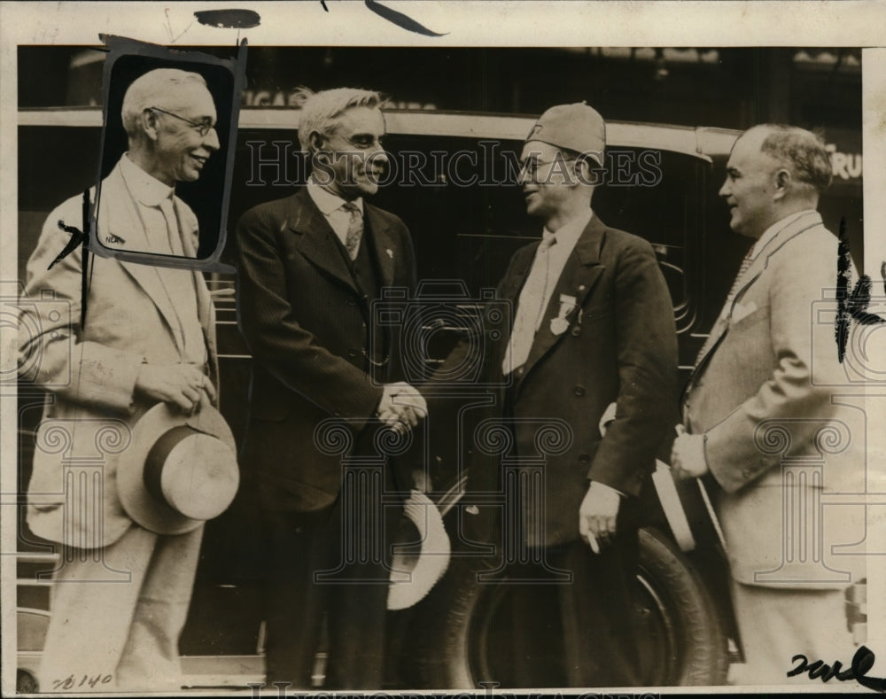 1925 Press Photo National convention of Disabled Vets Cool William Grayson