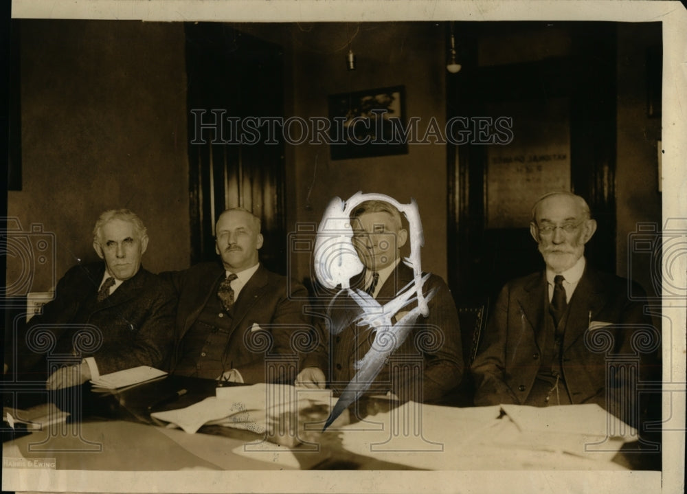 1924 Press Photo National Grange execs WJ Thompson, LR Smith, LJ Taber- Historic Images