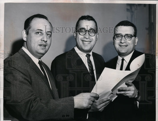 1962 Press Photo PArk Synagogue Club play Ed Sigelman, Marvin Karp - neo00766