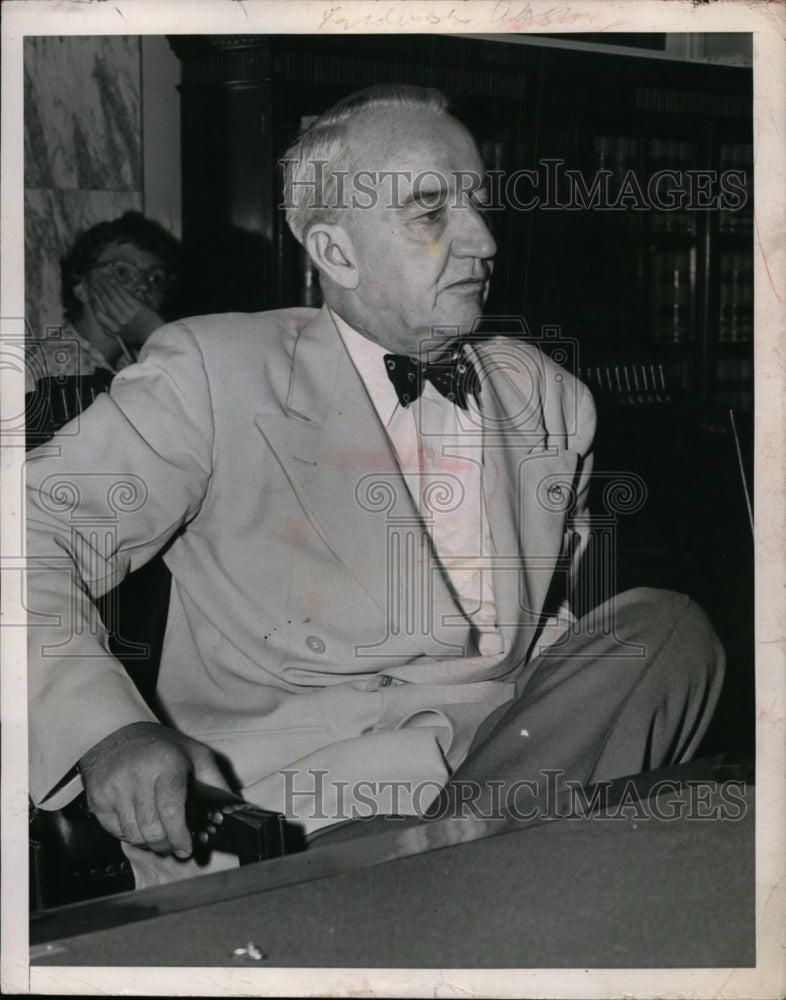 1949 Press Photo Retired 8th Army Cmdr Lt General Robert Eichelberger in DC- Historic Images