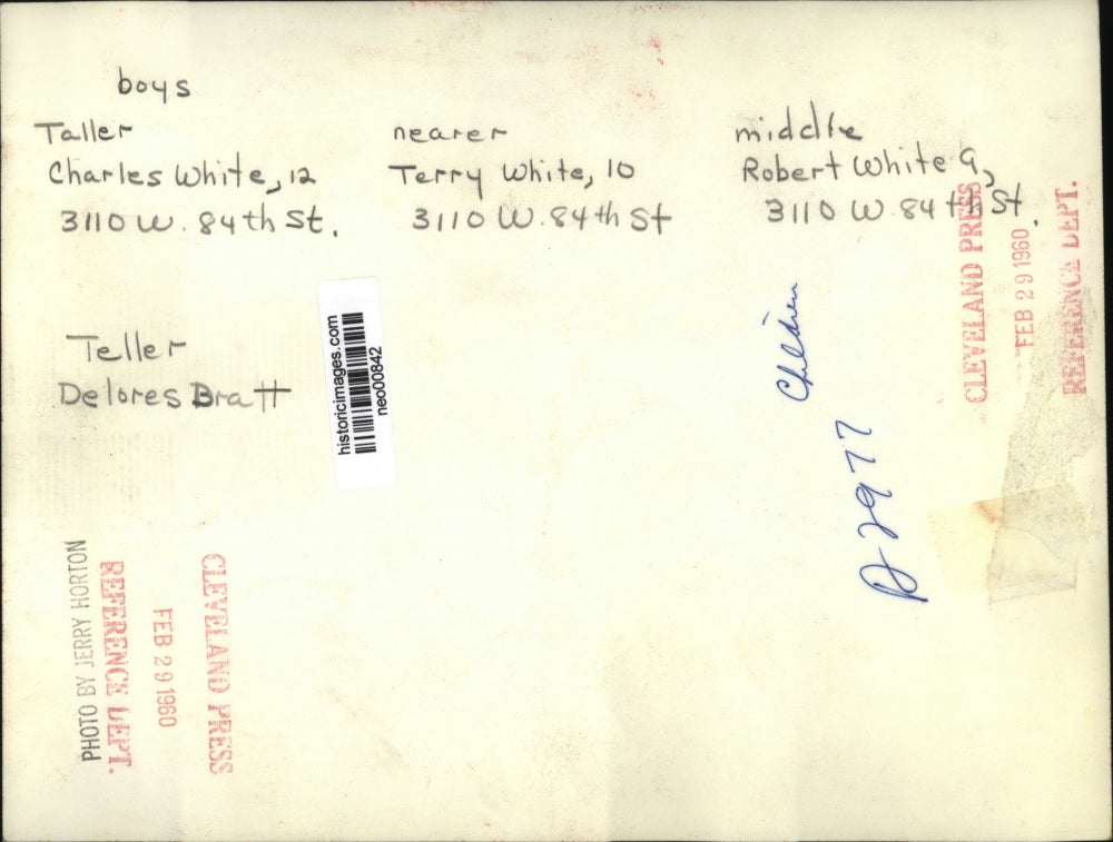 1960 Press Photo Boys at Ticket Window, Ohio - neo00842