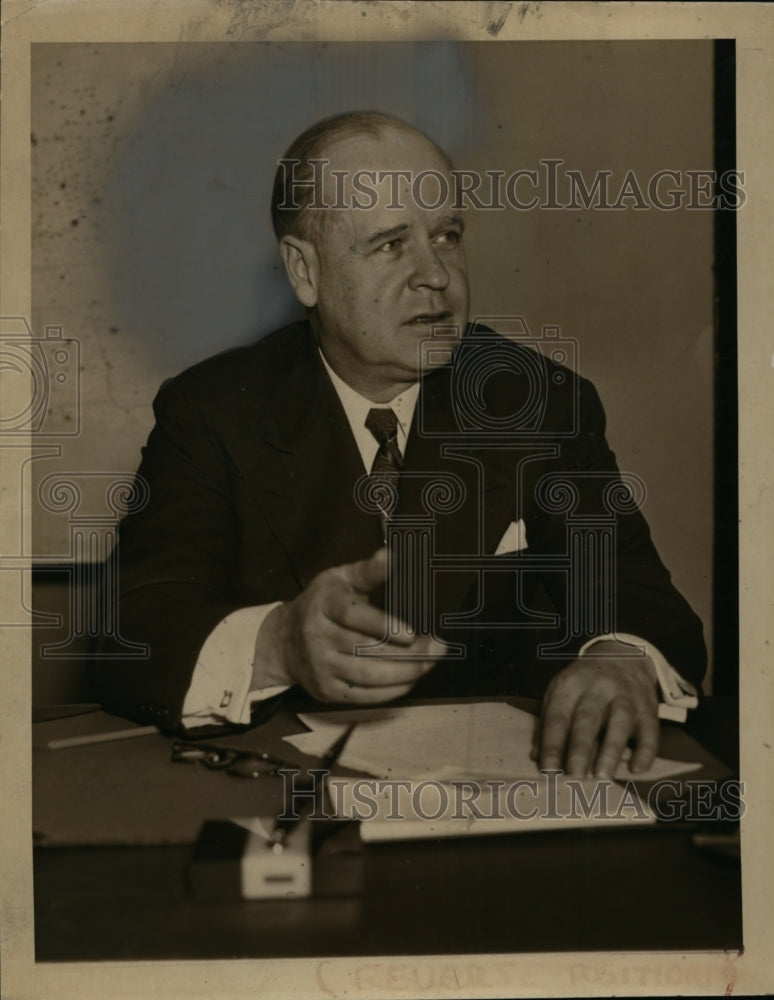 1940 Press Photo Frank C. Walker, Treasurer FDR Library - neo00943