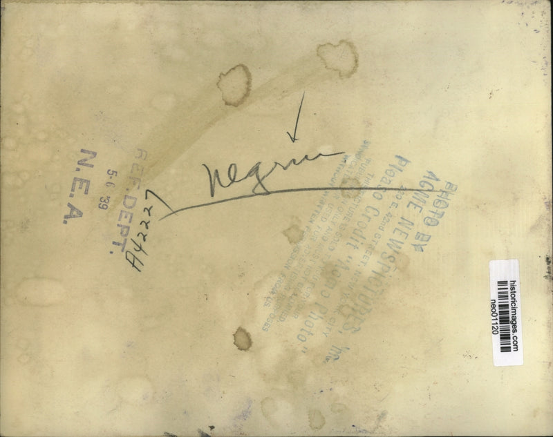 Load image into Gallery viewer, Press Photo Negner (?) - neo01120

