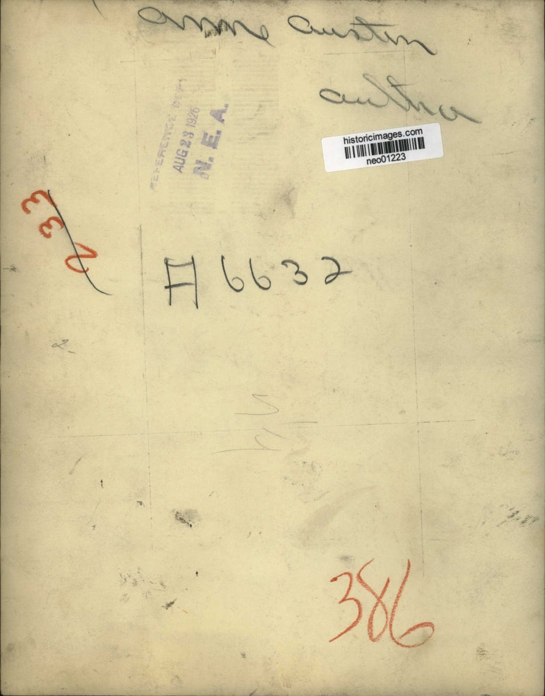 1926 Press Photo Ann Austen - neo01223