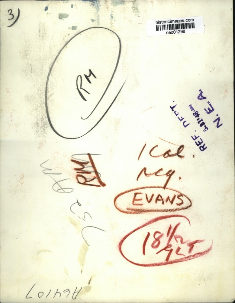 1948 Press Photo Harold Evans PA attorney for UN Municipal Commissioner