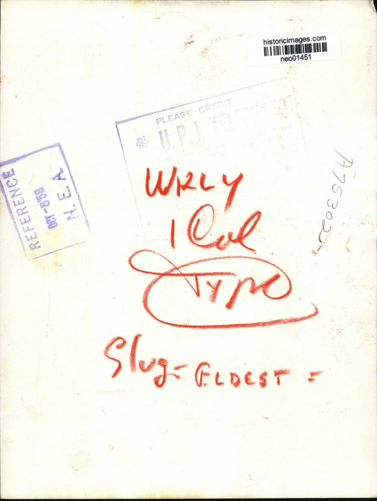 1958 Press Photo Jose Maria Caro Cardinal Rodriguez age 92 oldest Cardinal