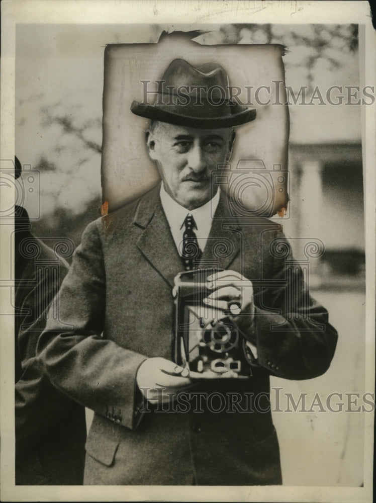 1930 Press Photo Secretary of State Henry L Stimson in London England