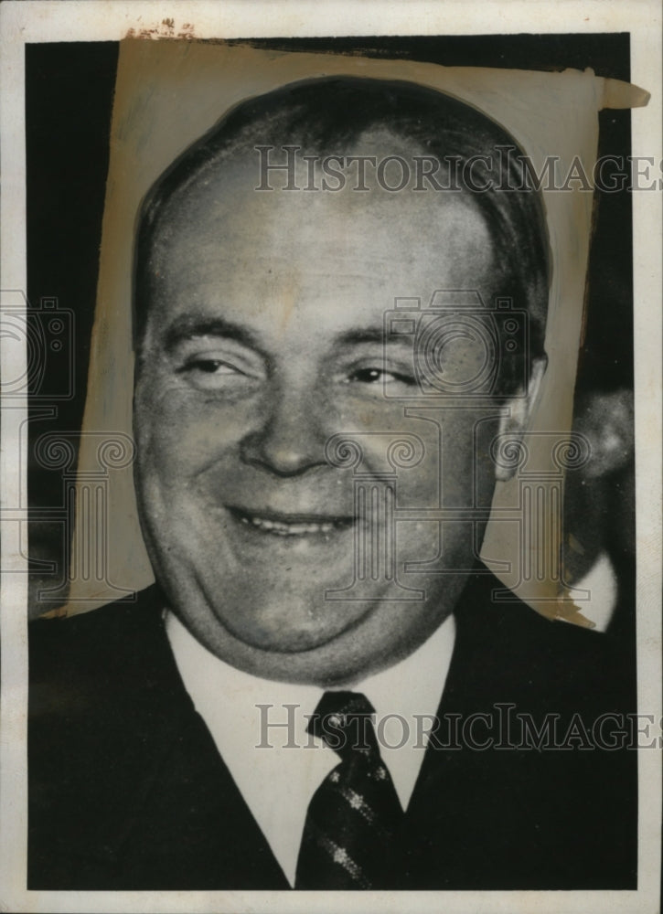 1939 Press Photo Premier Paul Henri Spaak of Belgians in Brussels - neo01500- Historic Images