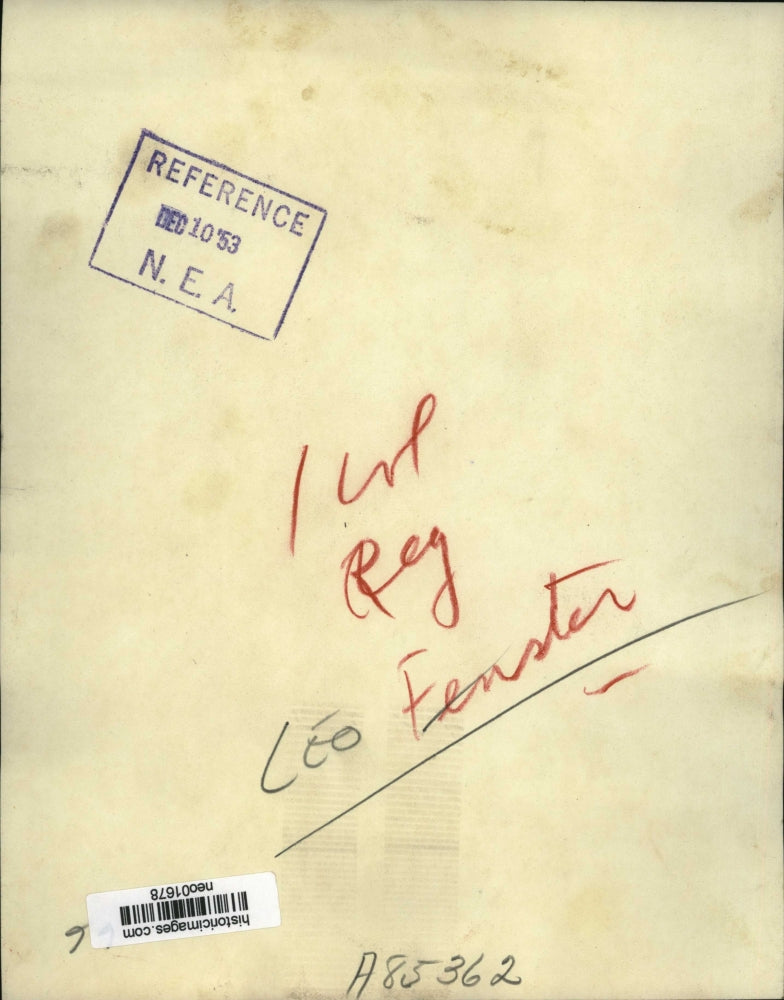 1953 Press Photo Leo Fenster - neo01678