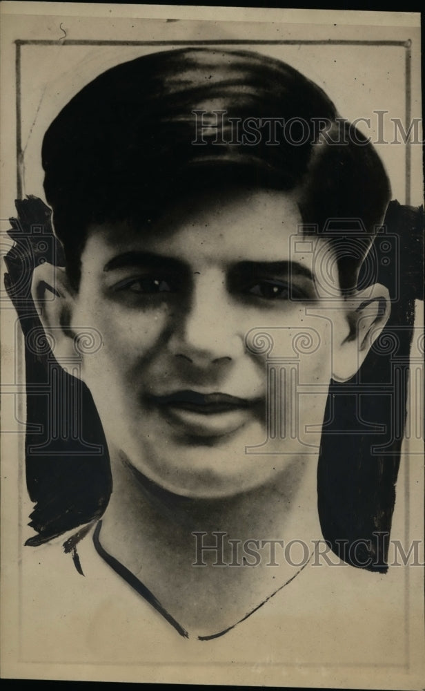 1922 Press Photo Frank Piano Jr who was shot by his father - neo01896