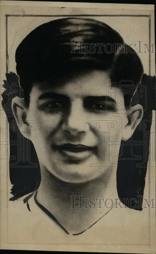 1922 Press Photo Frank Piano Jr who was shot by his father - neo01896