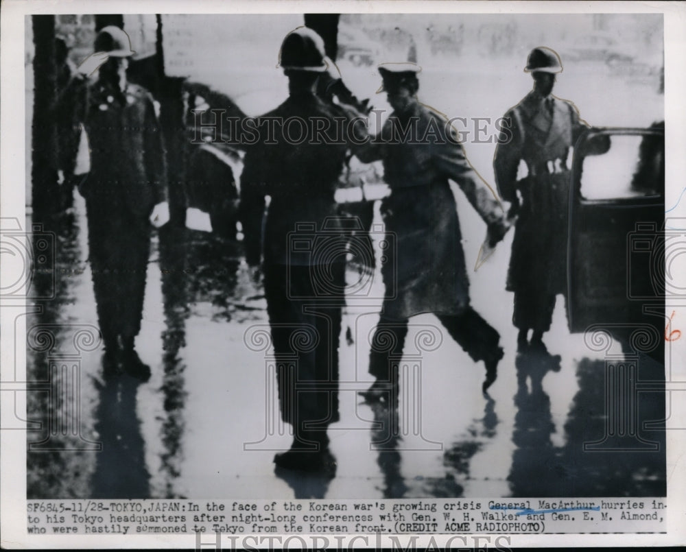 1950 Press Photo General Douglas MacArthur at Headquarters, Tokyo, Japan- Historic Images