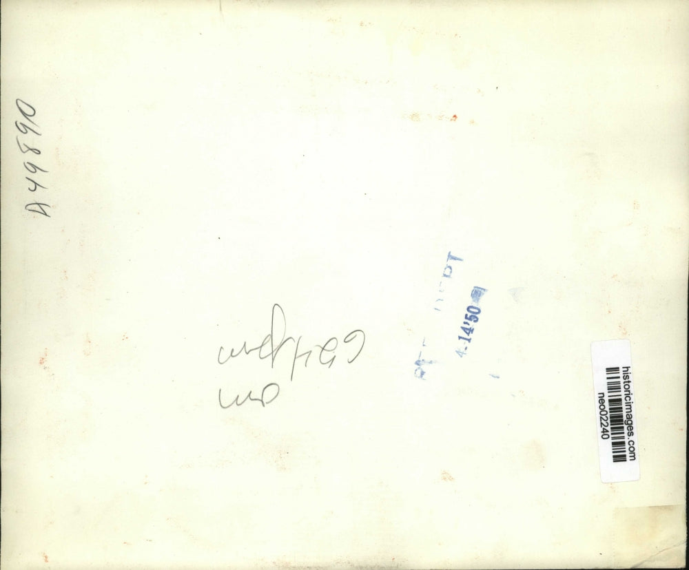 1950 Press Photo Don Brannan (L) and His Boss Secretary of State Commerce Sawyer